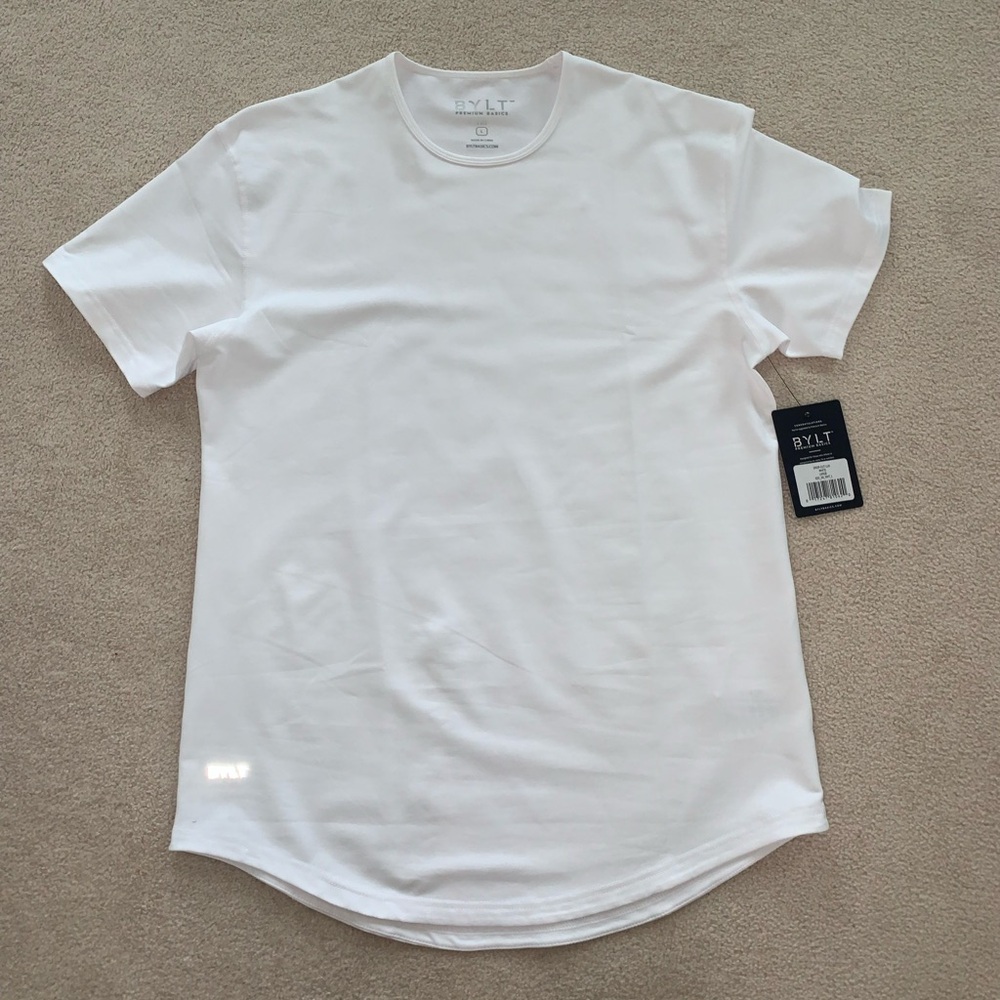 BYLT Basics White Short Sleeve Tee